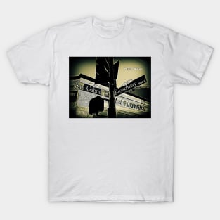 San Gabriel Boulevard & Broadway, San Gabriel, California by Mistah Wilson T-Shirt